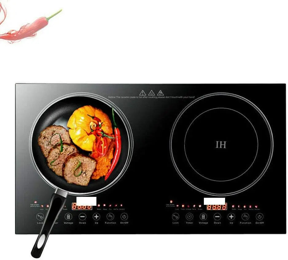 Dual Induction Cooktop 2400W Portable Digital Stove