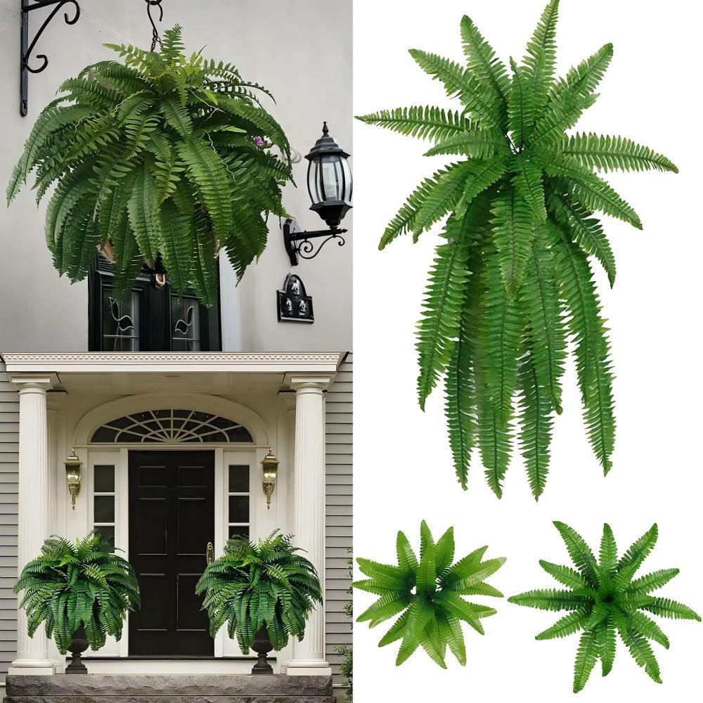 Artificial Plants: Lifelike Faux Ferns for Garden & Porch Decor