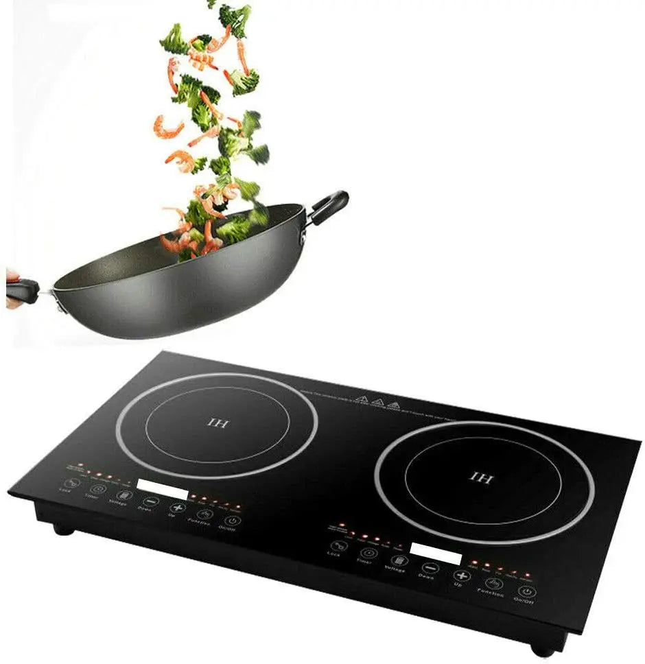Dual Induction Cooktop 2400W Portable Digital Stove